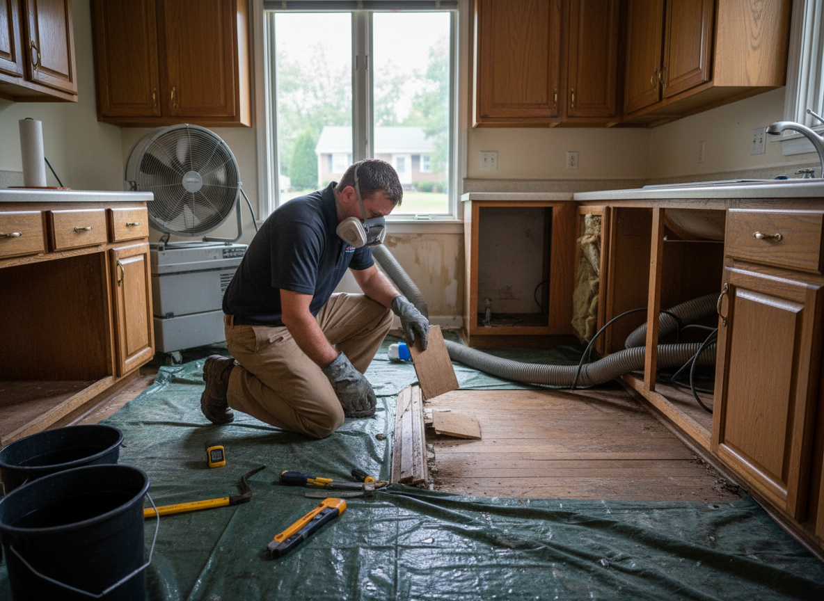 Kitchen Water Damage Repair in Wilmington, CA